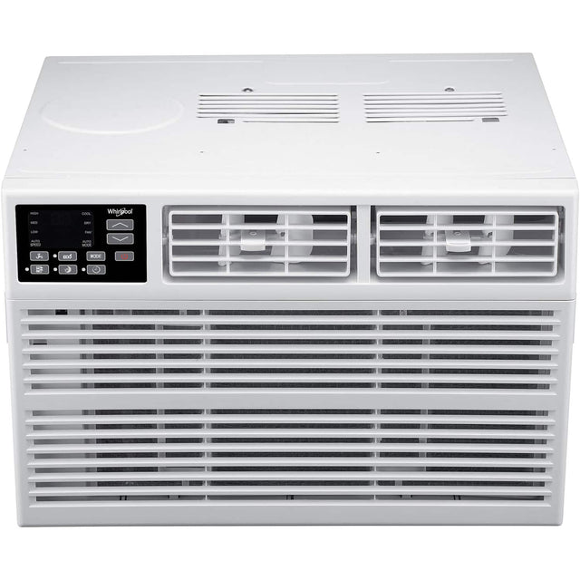 Front. Whirlpool - 1,000 Sq. Ft. 18,000 BTU 230V  Window Air Conditioner - White.