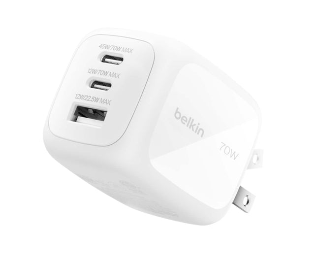 45W/70W MAX  
12W/70W MAX  
12W/22.5W MAX  

belkin  
70W