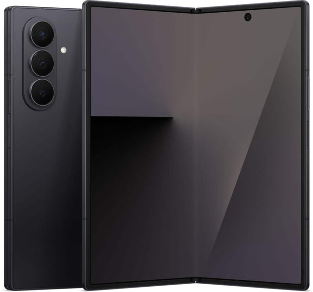 Front. Samsung - Galaxy Z Fold7 256GB - Jet Black.