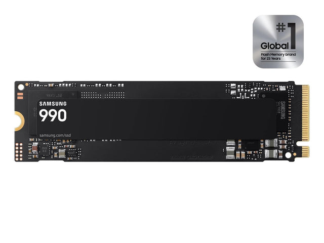 # Global 1 Flash Memory brand for 23 Years

SAMSUNG 990

samsung.com/ssd

2048

F.7 U 2 /c 9-7-5

SAVSIEG VGZ RDAO