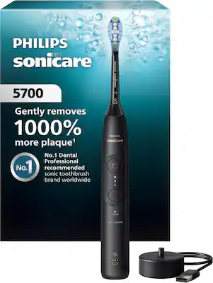 Philips Sonicare - 5700 Electric Toothbrush - Next-Generation Sonicare Technology, Pressure Sensor, 6 Brushing Settings
