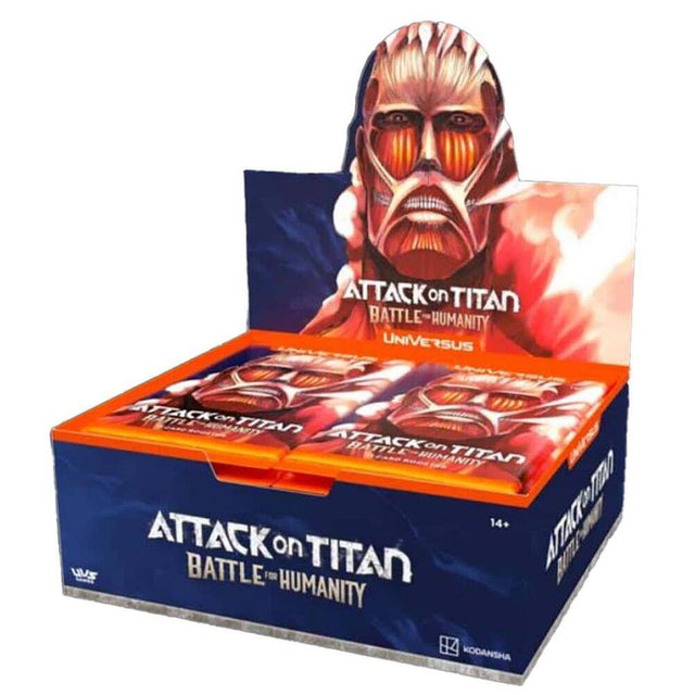 **ATTACK on TITAN**  
**BATTLE vs HUMANITY**  
**UNIVERSE**

**ATTACK on TITAN**  
**BATTLE vs HUMANITY**

14+

**KODANSHA**