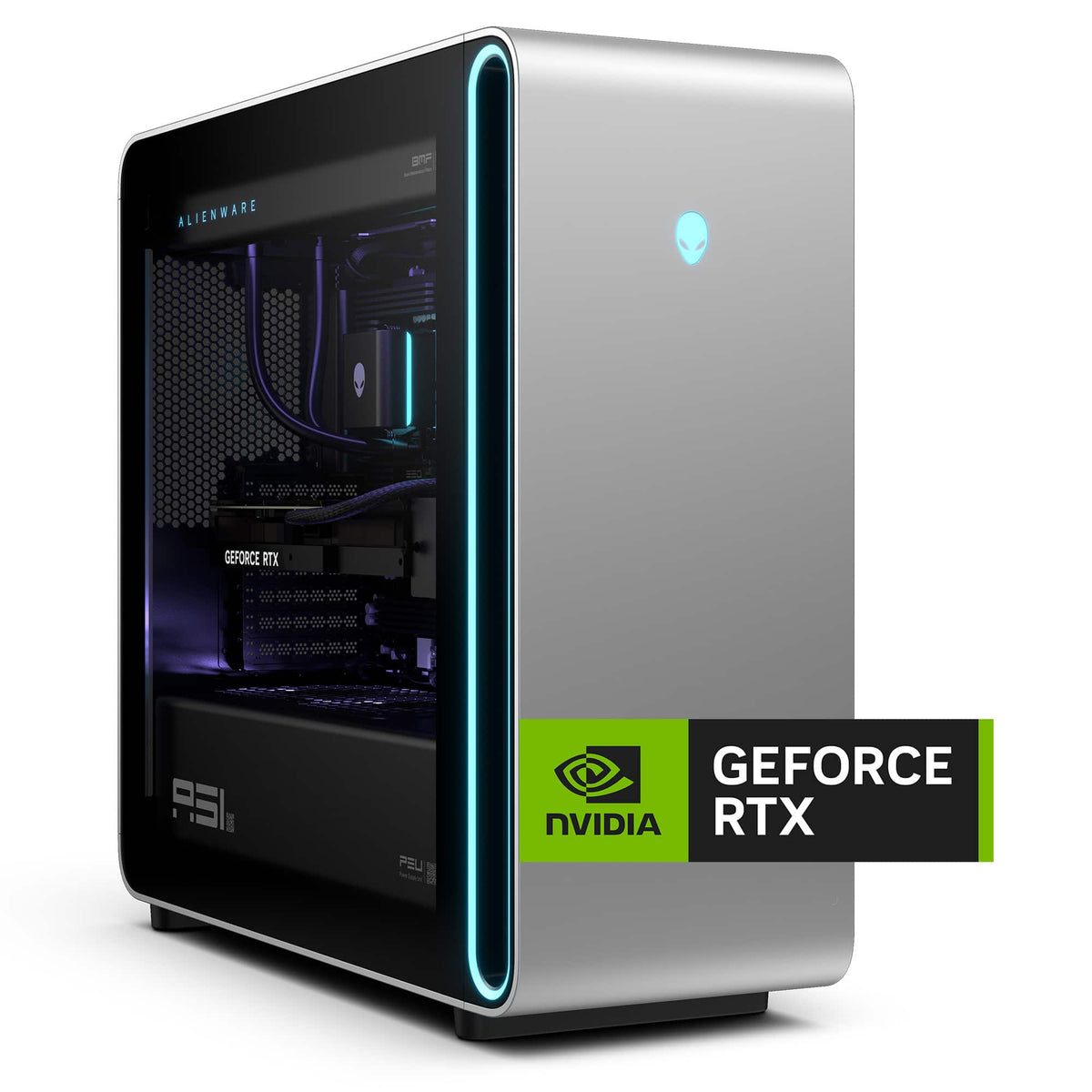 Alienware - Area-51 Gaming Desktop - Intel Core Ultra 9 Series 2 285K 2024 - 32GB Memory - NVIDIA GeForce RTX 5080 - 2TB Storage - Lunar Silver