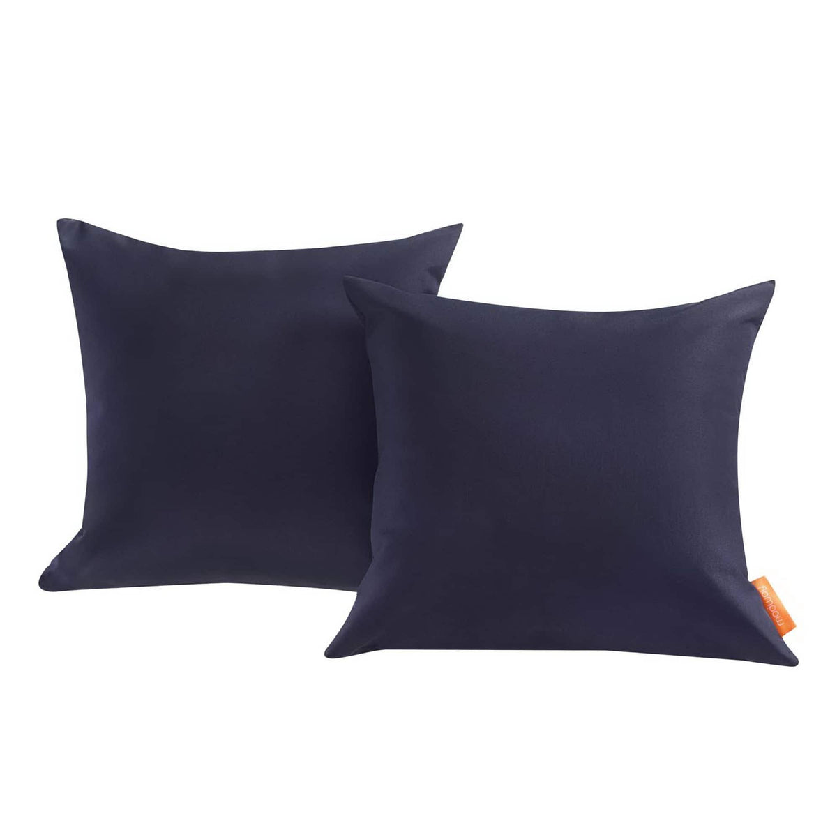 Convene 2 Piece Outdoor Patio Pillow Set by Modway - Navy