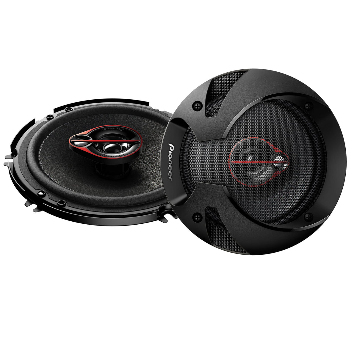 Pioneer - 6-1/2" - 3-way, 300 W Max Power, Coaxial Speakers (pair) - Black
