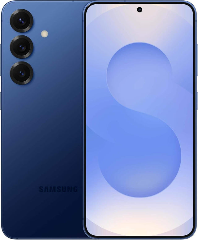 Front. Samsung - Pre-Owned Excellent Galaxy S25 5G 128GB (Unlocked) - Navy.