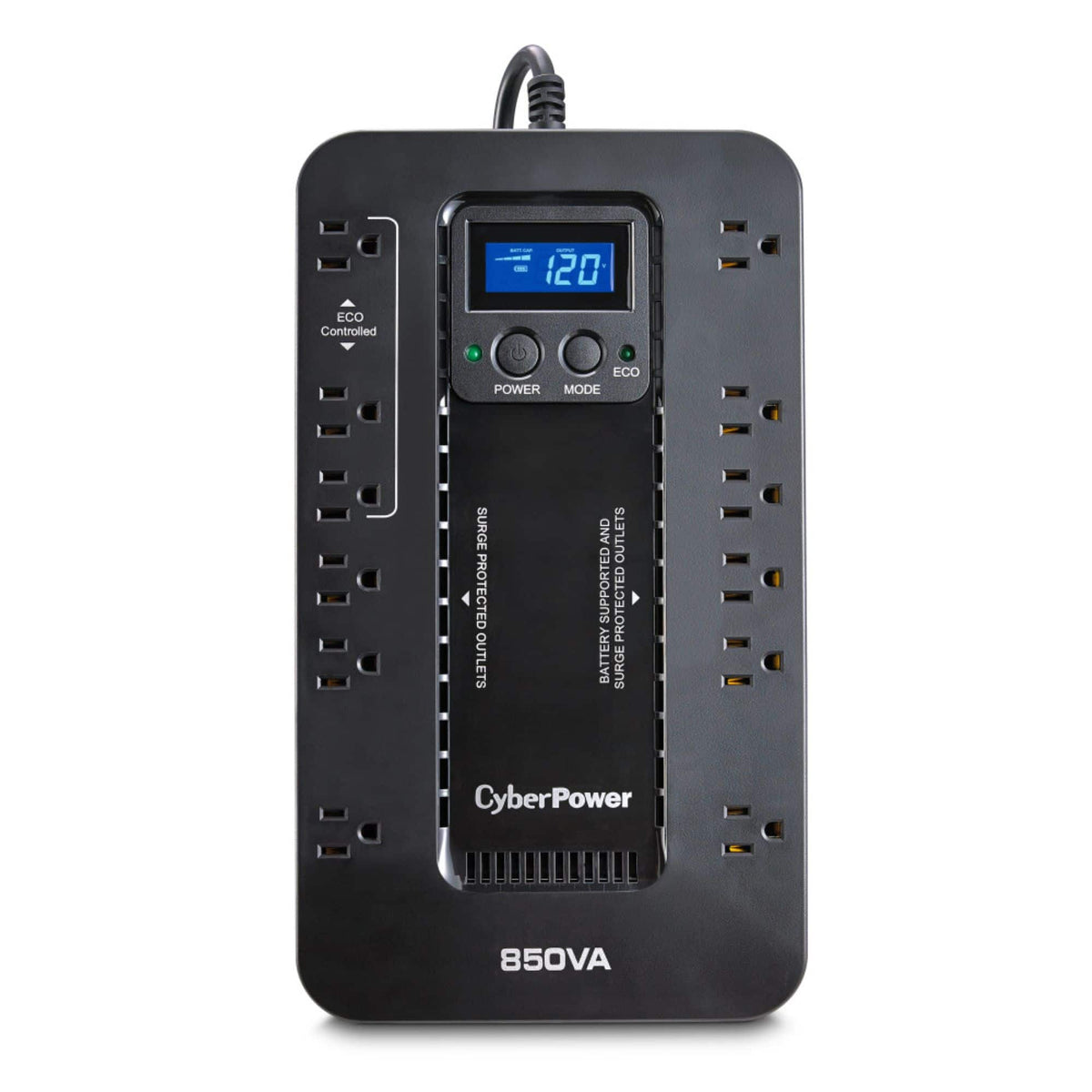 CyberPower - 850VA Ecologic Battery Back-Up System - Black