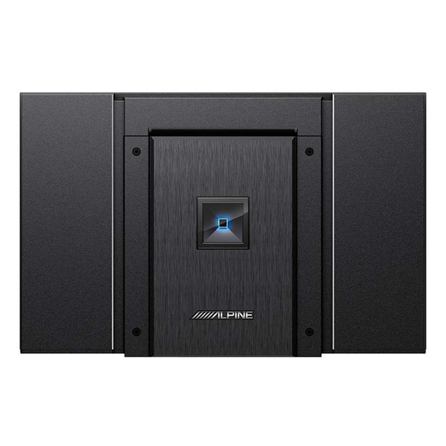 Front. Alpine - Alpine Status HDA-V90 Hi-Res 5-Channel Amplifier, 75W x 4 + 300W x 1 @ 4-Ohm, 100W x 4 + 500W x 1 @ 2-Ohm - Black/Gray.
