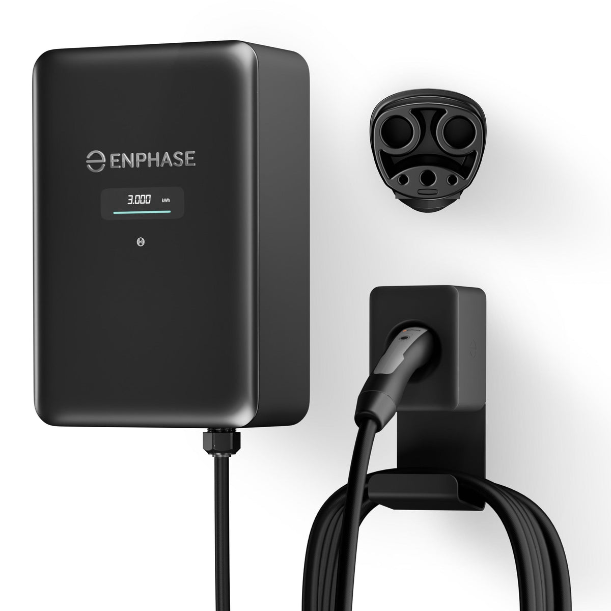 Enphase - IQ EV Charger 2 (up to 13.3 kW, Wi-Fi, hardwired, NACS connector)
