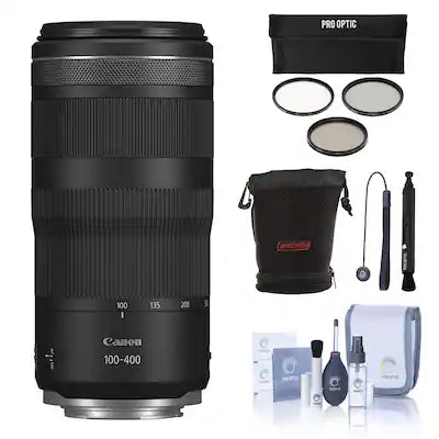 Canon - RF 100-400mm f/5.6-8 IS USM Lens,Bundle with Included Value