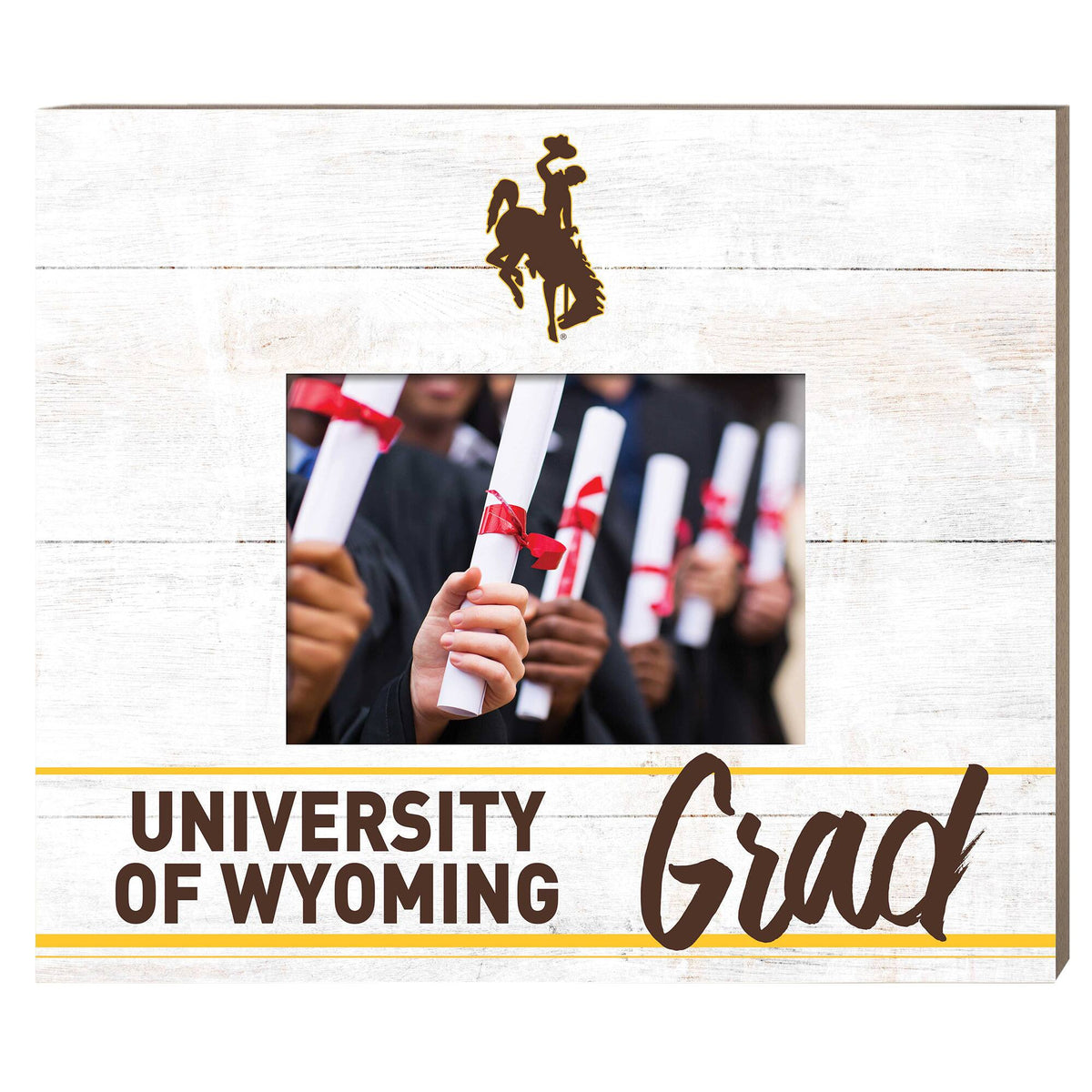 Jardine - Wyoming Cowboys 11'' x 13'' Grad Picture Frame - White
