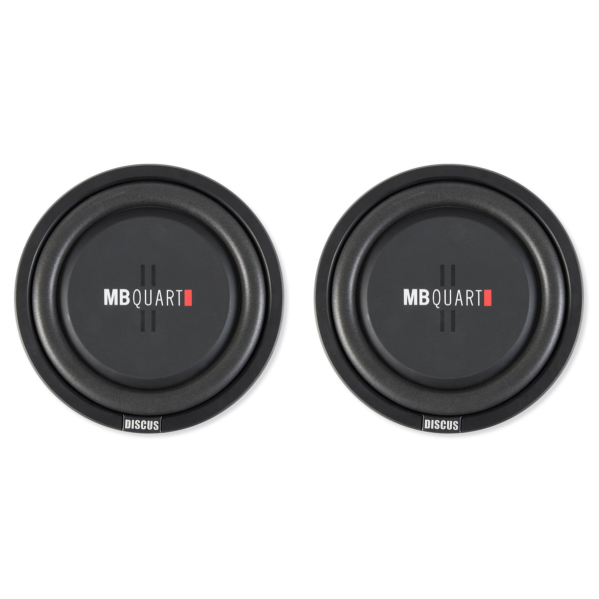 2) MB Quart DS1-304 800 Watt 12 Inch Slim Shallow Subwoofers Car/Truck DVC Subs - Black