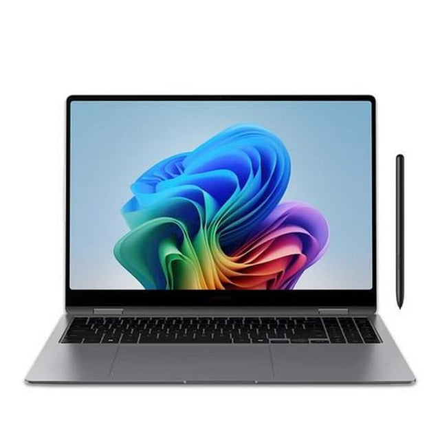 Front. Samsung - Galaxy Book5 Pro 360 - 16" WQXGA+ Touch laptop - Ultra 7 258V - 32GB LPDDR5X - 1TB SSD.