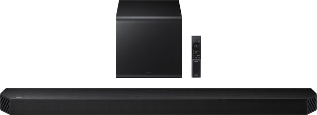 Front. Samsung - Q-series Soundbar HW-Q800F 5.1.2 ch w/ Subwoofer - Black.