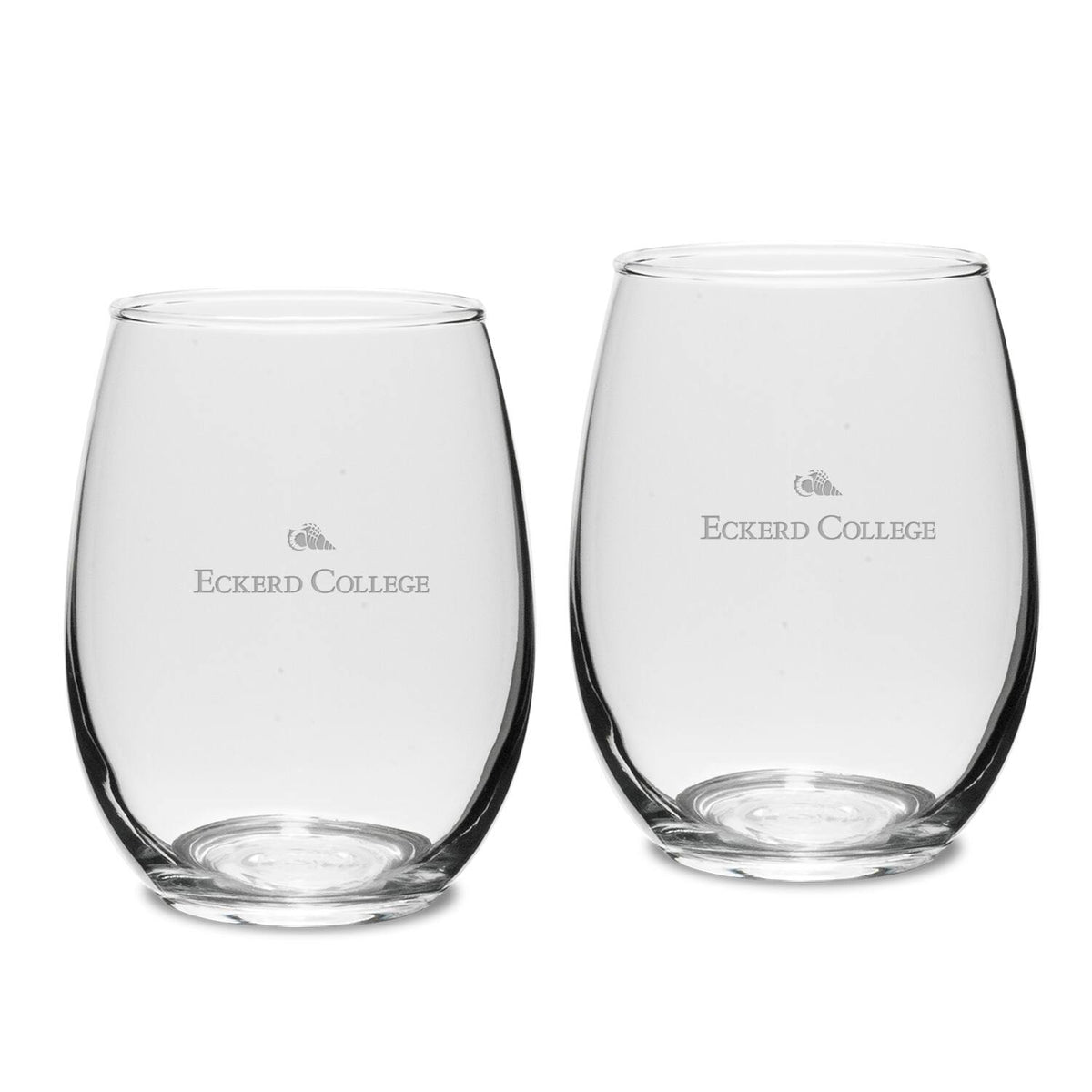 Jardine - Eckerd Tritons 15oz. 2-Piece Stemless Wine Glass Set - Multicolor