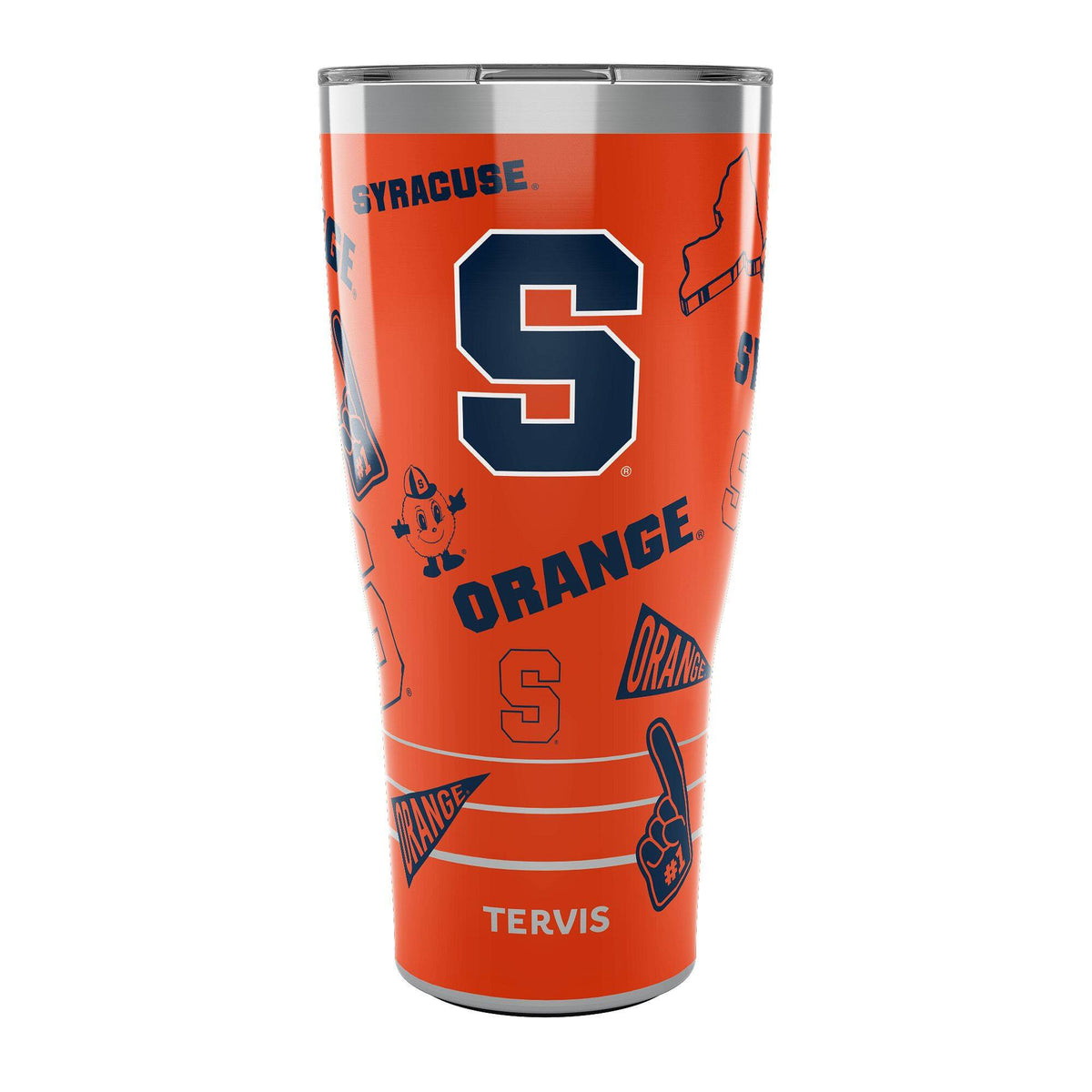 Tervis - Syracuse Orange 30oz. Swag Tumbler With Slider Lid - Multicolor
