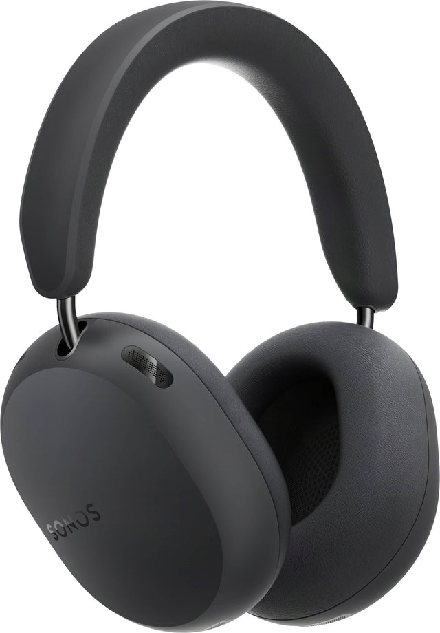 Front. Sonos - Ace Ultra Wireless Over-the-Ear Headphones with Active noise Cancellation - Black.