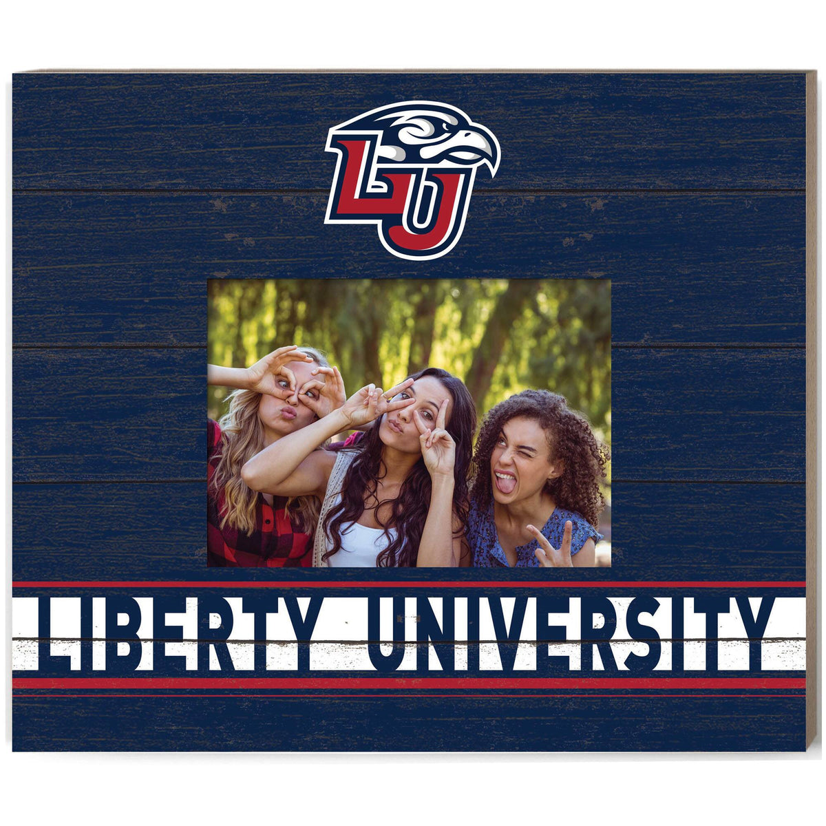 Jardine - Liberty Flames 11'' x 13'' Team Spirit Scholastic Picture Frame - Navy
