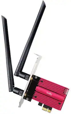 Cudy - AX5400 Wireless Wi-Fi 6E PCIe Card, Bluetooth 5.2/5/4.0, AX210, 802.11ax/ac/a/b/g/n, Windows 11,10