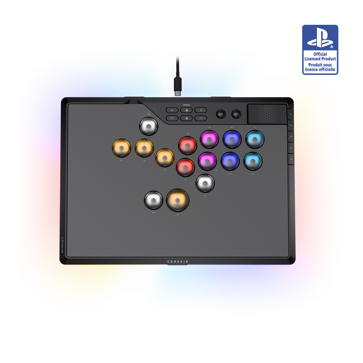 CORSAIR - Novablade Pro Wireless Hall Effect Leverless Controller - Black