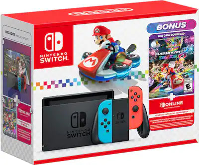 Nintendo - Switch: Mario Kart 8 Deluxe Bundle