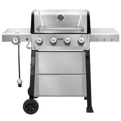 FEASTO - 4-Burner Stainless Steel Propane Gas Grill