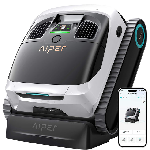 U A C AIPER  
vider  
9:41  
Scuba N MAX  
2018  
7 / AIPER  
100 Standby  

CA wper  
AIPER  
Recall Smart Floor  
Stop Wall