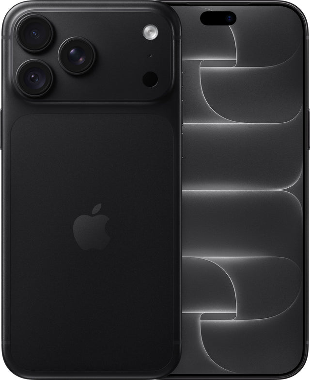 Front. Apple - iPhone 18 Pro Max 256GB - Black.