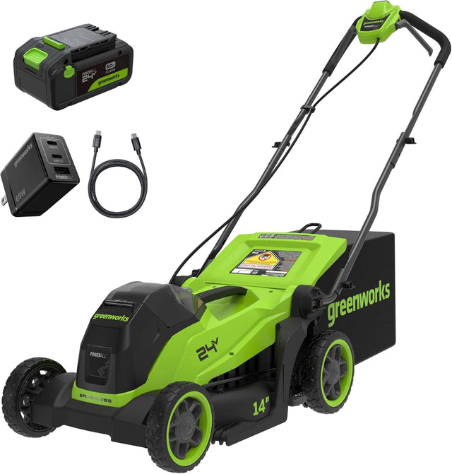 A S POAEAL 24 greenworks sMNS 65W UB-O P C greenworks POWERALL 241 greenworks R USHL BAUSHLESS ISS 14"

Corrected text:
A S POAEAL 24 greenworks sMNS 65W UB-O P C greenworks POWERALL 241 greenworks R USHL BAUSHLESS ISS 14"