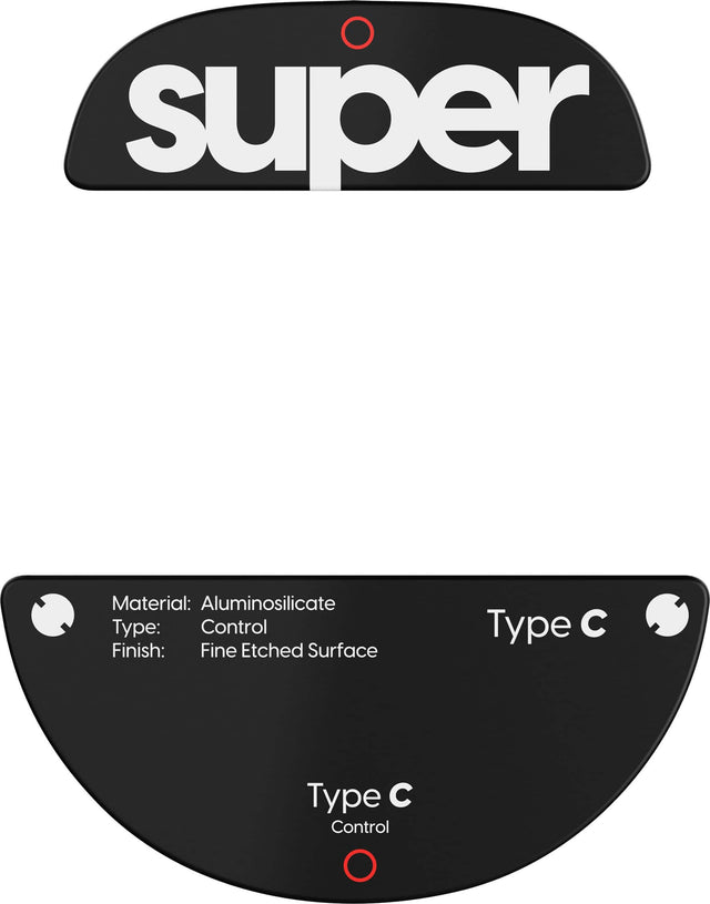 super
Material: Aluminosilicate
Type: Control
Finish: Fine Etched Surface
Type C
Control