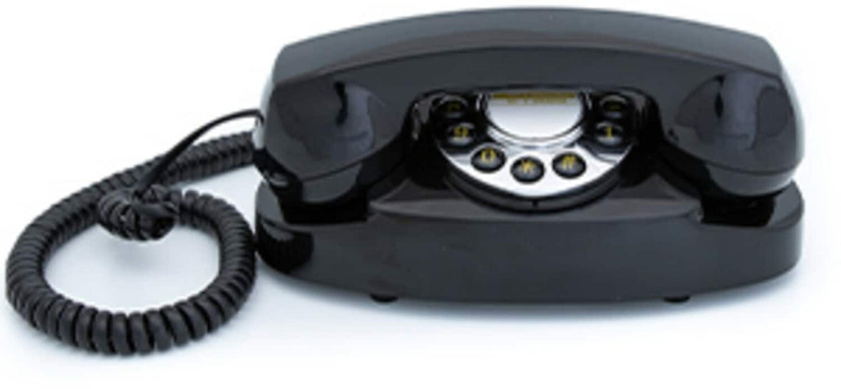 PopMarket - GPO Retro GPOAUDBK Audrey Bedside Push Button Telephone - EQUIPMENT - Black