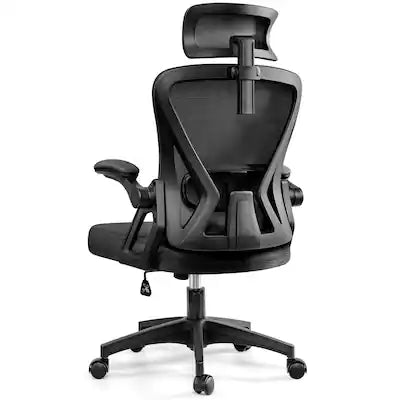 KERDOM - High Back Ergonomic Office Chair with Adjustable Headrest & Lumbar Support Tilt Reclining Computer Chair for Home Office