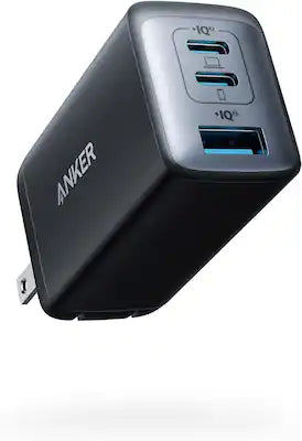 Anker - PPS 3-Port Fast Compact Foldable Wall Charger (Nano II 65W)