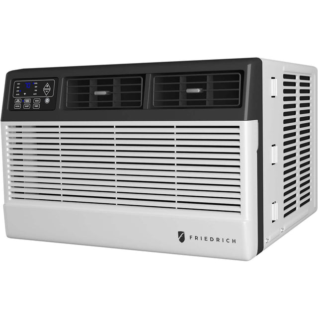 Front. Friedrich - Chill Premier 8,000 BTU Window & Wall Air Conditioner with Remote Control Wi-Fi Enabled 350 Sq.Ft - White.
