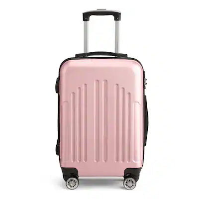 Winado - 20" Airline Approved Small Trolley Case ABS Hardside Suitcase with Double Spinner Wheels & TSA Lock for Travel Business