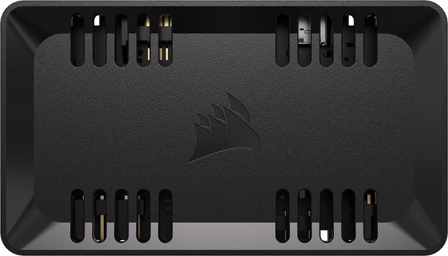 Front. CORSAIR - CORSAIR Commander Duo Lighting and Fan Controller – ARGB and iCUE LINK Hybrid - Black.