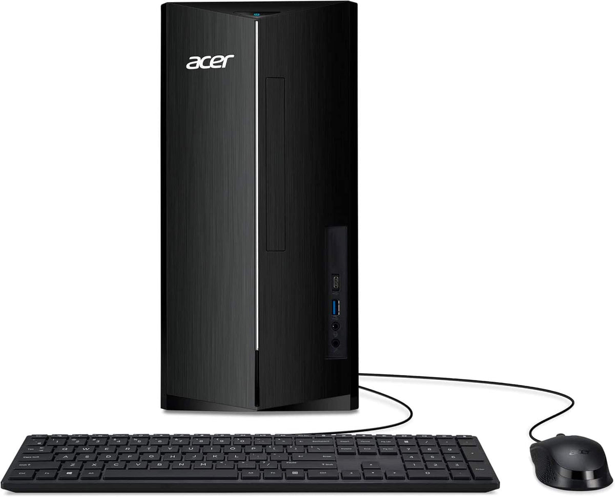 Acer - Aspire TC Desktop PC - 14th Gen Intel Core i5-14400, 32GB RAM, 1TB SSD, Intel UHD Graphics, Windows 11 Pro - Black