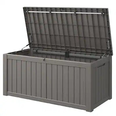 Yardgrace - 150 Gallon Waterproof Deck Box Lockable Patio Storage for Patio Furniture,Garden