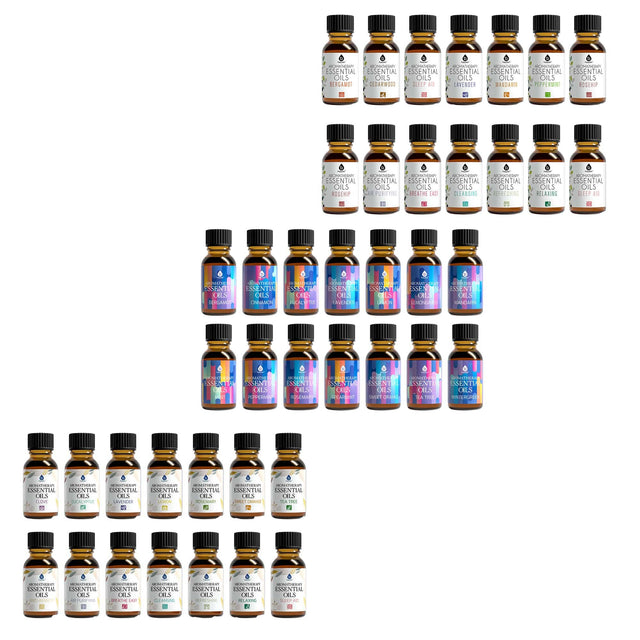 Essential Oils

- Bergamot
- Cedarwood
- Sleep Aid
- Lavender
- Mandarin
- Peppermint
- Rosehip
- Purify
- Cleansing
- Refreshing
- Relaxing
- Sleep
- Lemon
- Eucalyptus
- Cinnamon