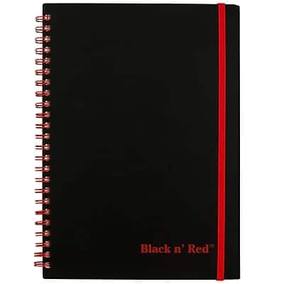 Black n' Red - 1-Subject Professional Notebooks, 5.875" x 8.25", Wide Ruled, 70 Sheets