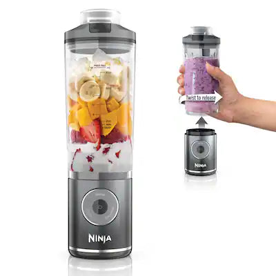 Ninja - Blast Max Portable Blender with 22oz Twist & Go Vessel