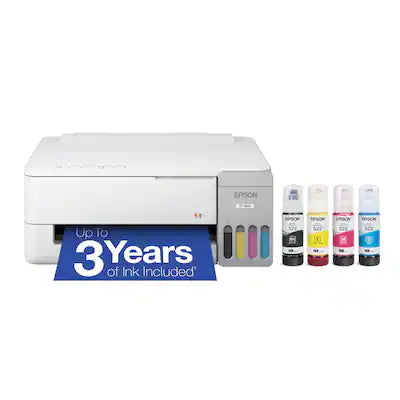 Epson - EcoTank ET-1910 Wireless Color Single-Function Supertank Inkjet Printer (C11CL65202)