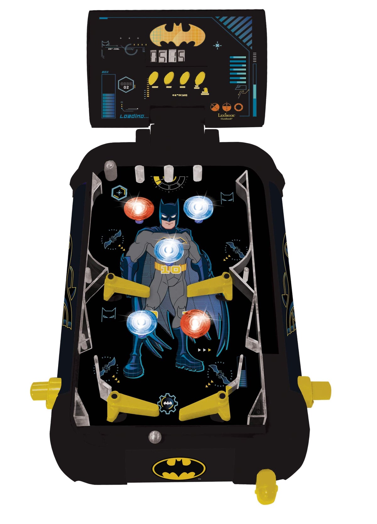 Lexibook - Batman Electronic Table Pinball with Sounds. Lights & Digital Scoring