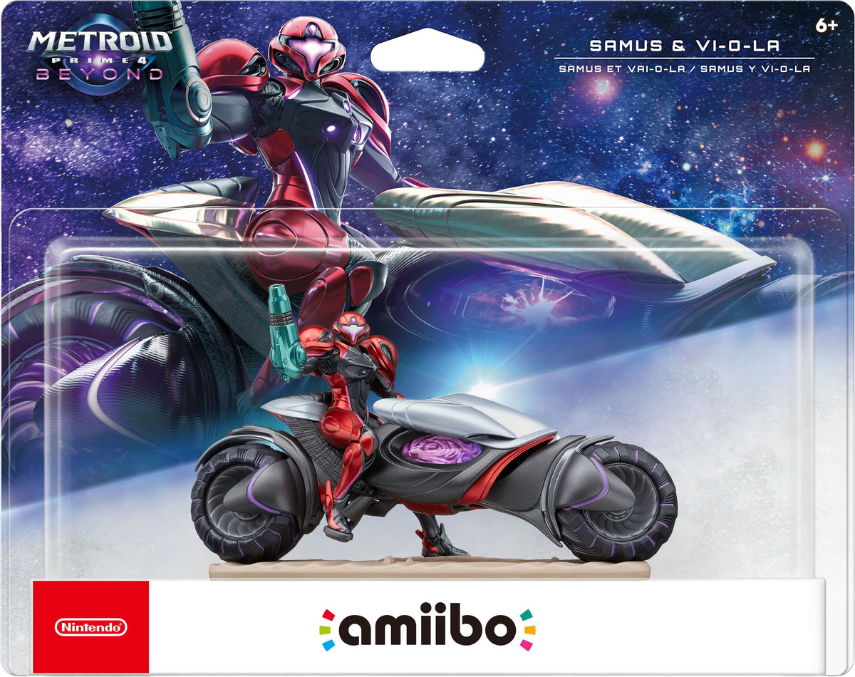 Nintendo - amiibo™ - Samus & Vi-O-La - Metroid Prime™ 4: Beyond Series - Multi