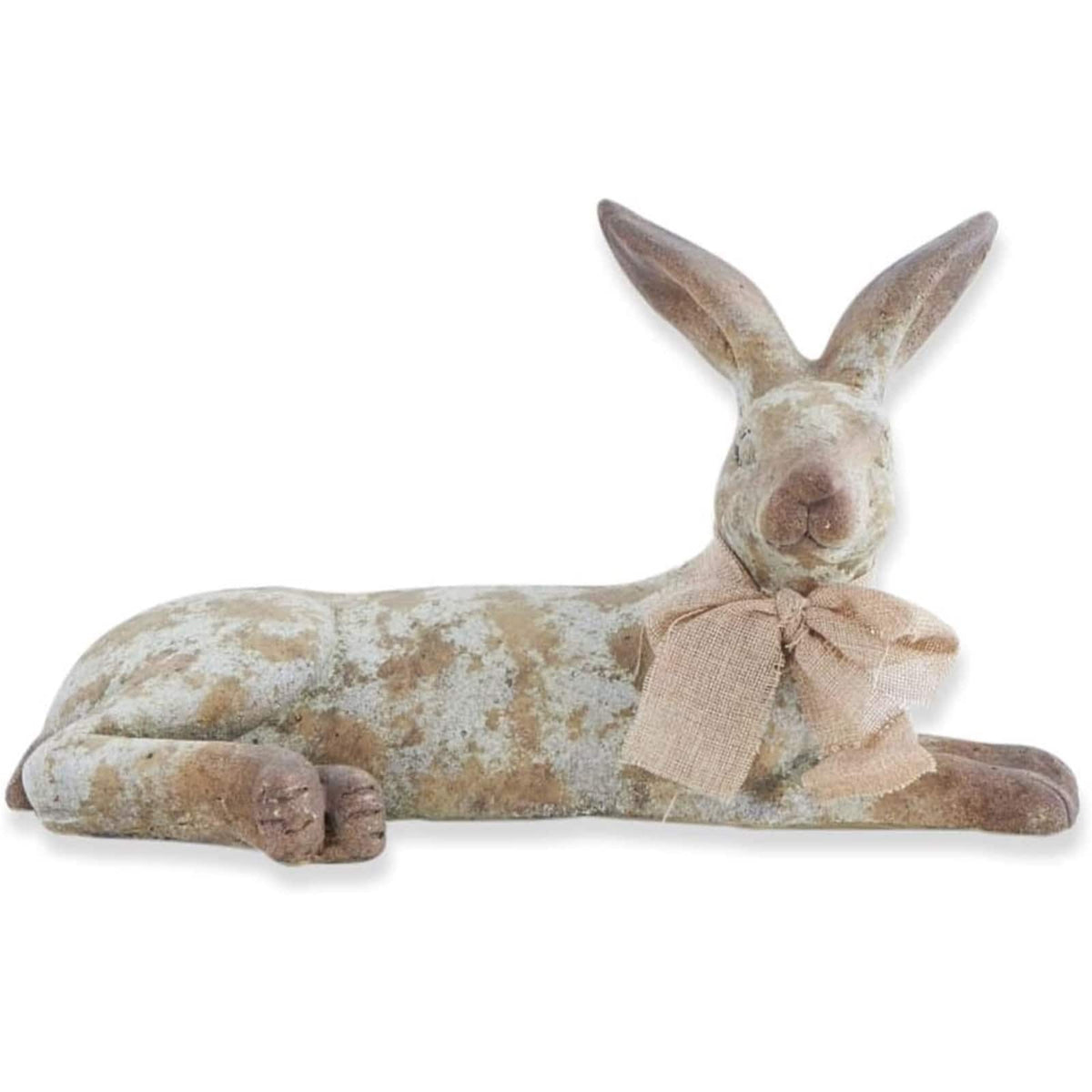 K&K Interiors - Bunny Rabbit Home Decor Figurine 9.5 x 15.5 Inch - Beige