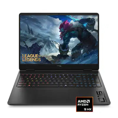 HyperX - HP OMEN 16" 165Hz 2.5K OLED Gaming Laptop - AMD Ryzen 9 8940HX (2025) - 16GB Memory - NVIDIA GeForce RTX 5060 - 1TB SSD