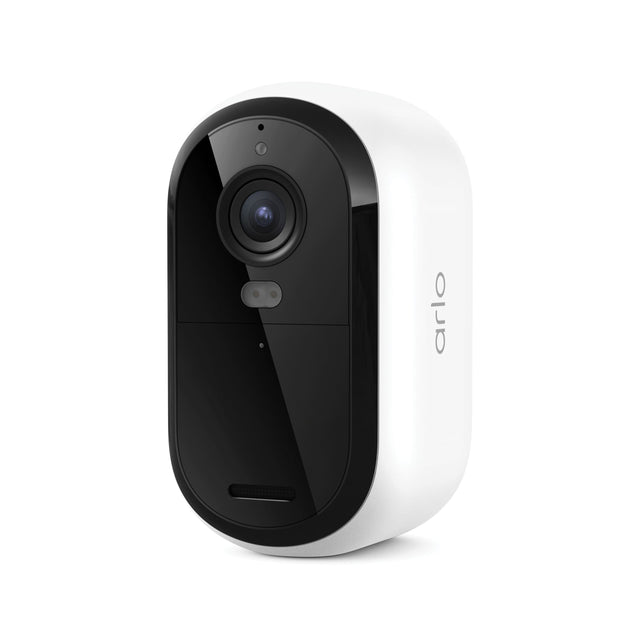 Front. Arlo - Essential Outdoor Security Camera 2K (3rd Gen) - Wireless, Rechargeable, 1-Cam - White.