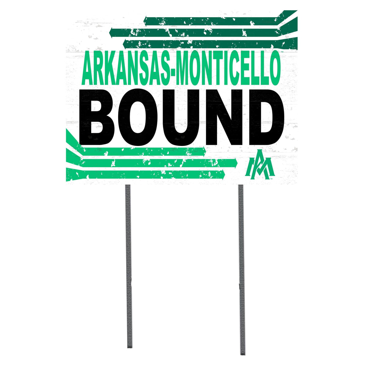Jardine - Arkansas-Monticello Boll Weevils 18" x 24" Bound Yard Sign - White