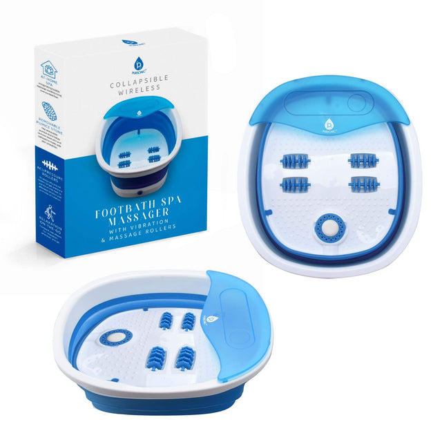 T-HOME LPA - P PRICNC COLLAPSIBLE WIRELESS UME REMOVABLE - VTO D PURCHEC - ACUPRESSURE ROLLERS RELARA  STe MUT duts ATH SPA FOOTBATH MASSAGER AGER VIBRATION ROLLERS WITH & MASSAGE & D