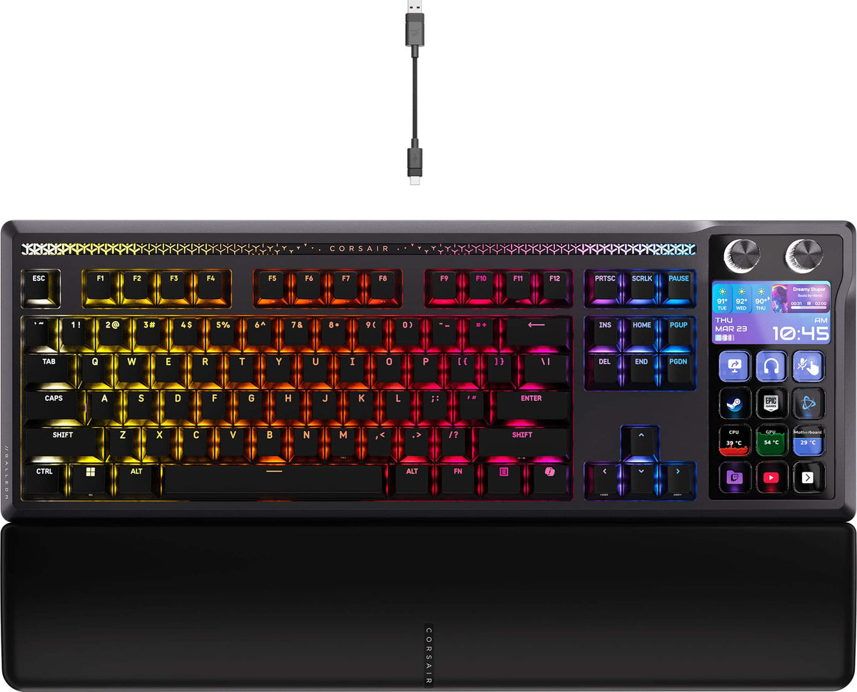 CORSAIR - GALLEON 100 SD Stream Deck-Integrated Mechanical Gaming Keyboard - Black